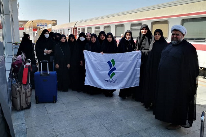 شرکت کنندگان در طرح حامیم راهی مشهد مقدس شدند